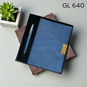 Personalised Custom Luxury Gift Sets A5 <b>Planner</b> Leather Notebook Sets Gifts Promotional Business Gift Notebook with Pen - Product Image 2