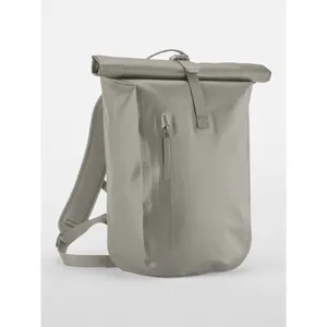 Waterproof <b>Roll</b>-Top Lite <b>Backpack</b> Sustainable Promotional Item for Merchandising - Product Image 2