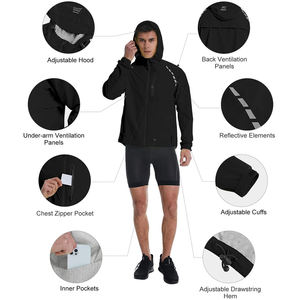 Chaqueta Cortavientos Deportiva Personalizada con Marca Privada de Alta Calidad al por Mayor - Product Image 6