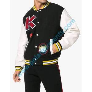 Vente en gros veste universitaire brodée personnalisée en laine et cuir logos d'école et d'équipe commande en gros OEM/ODM pour les écoles - Product Image 4