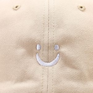 Gorra de béisbol con cara sonriente para mujeres y hombres, coleta de algodón ajustable, perfil bajo, sombrero de papá Sin estructura, gorra de camionero, Vintage común - Product Image 6