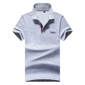 Camisetas de golf para Polo de alta calidad para hombre, logotipo personalizado bordado, algodón sólido, poliéster, opciones de tamaño y color disponibles - Product Image 2