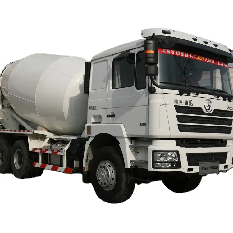 Algeria thị trường Thương hiệu Mới máy móc xây dựng shacman F2000 6x4 10 Wheeler euro2 340hp trộn xi măng xe tải