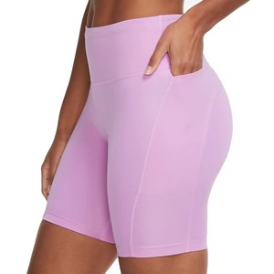 Pantalones cortos sueltos con cordón personalizado deporte correr biker pantalones cortos personalizados mujer motorista botín gimnasio corto para mujer - Product Image 2