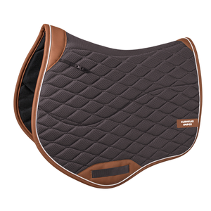 Tapis de selle d'obstacles personnalisé avec mélange de laine et rembourrage en polyester, conception respirante pour l'entraînement et la compétition équestre, emballage personnalisé - Product Image 1