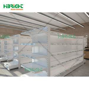 מדף מתכת חד-צדדי בעל 6 מדפים, רוחב 1200 מ\\\"מ, לסופרמרקטים וחנויות נוחות - Product Image 5