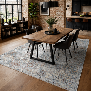 <b>Rug</b> Weavers RW7167 Cicim Indigo Tribal Washable <b>Rug</b> Dropshipping Wholesale Washable Chenille 10 Sizes - Product Image 5
