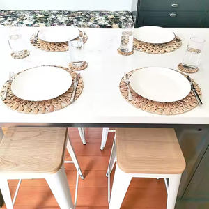 Recién llegado, manteles individuales de jacinto de agua, variedad de tamaños, placas de cargador tejidas a mano personalizadas, decoraciones de mesa de artesanos de Vietnam - Product Image 4