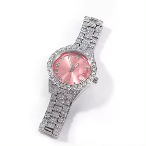 Dernière montre-bracelet mécanique de luxe pour hommes en acier inoxydable or/argent 18 carats coupe VVS moissanite diamant quartz hanche sport antique - Product Image 2