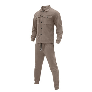 Survêtements d'hiver légers pour hommes de qualité supérieure, 100 % coton, écologiques, unis, respirants et à séchage rapide, vente en gros - Product Image 4