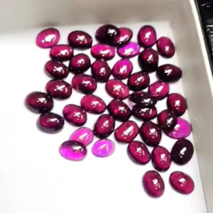 Rhodolite โกเมนธรรมชาติ504ชิ้น7x5 9X6 9x7 10x8 11x9มม. วงรี5ถึง8มม. กลม6x4 7x5 10x8มม. ลูกแพร์ cabochons 754 CTS มากเรา $77 - Product Image 2