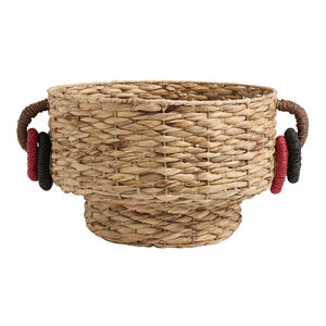 Hand Woven Natural Water Hyacinth Chain Handle <b>Basket</b> Best Selling Water Hyacinth <b>Basket</b> Weaving <b>Basket</b> Made in Vietnam - Product Image 6