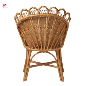 Mignon Toddler Bow Chair Naturel Enfants Rotin Chaises Usines Matériau Naturel pour Vente En Gros Fabriqué au Vietnam - Product Image 3