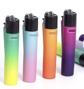 Clippar <b>Lighters</b> Set: Flat Ultra Slim Gas Cigarette <b>Lighter</b> - Smocking <b>Lighters</b> - Product Image 1