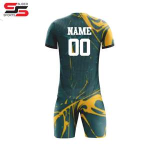 Camiseta de Fútbol de Manga Corta con Estampado Digital de Alta Calidad, Uniforme Deportivo Personalizado, 100% Poliéster, Productos en Oferta - Product Image 6