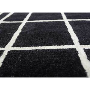 Contour Grey & Black <b>Hand</b> <b>Tufted</b> Wool & Viscose <b>Rug</b> Geometric Design for Teenagers Kids Home Use-TNQ-1536 - Product Image 3
