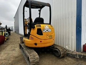 Mini-excavatrice hydraulique JCB 8025 ZTS Canopy de 2,7 tonnes, neuve et d'occasion, avec 3 godets et bras à rotation zéro, à vendre - Product Image 4