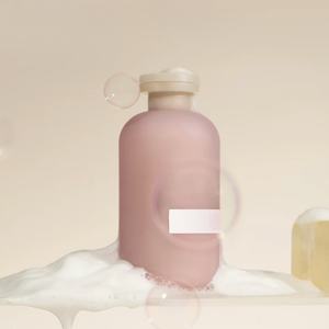 Botella de plástico Boston Squeeze de 300ml y 24/410 HDPE, embalaje ecológico de tacto suave para productos para el cuidado del cabello y el cuidado del cuerpo - Product Image 1