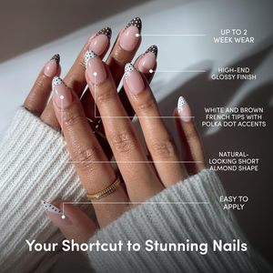 Faux <span class=keywords><strong>ongles</strong></span> à presser courts en amande brillants, 30 pièces, kit complet, prêts pour les vacances, bleus, 15 tailles, réutilisables, vente en gros - Product Image 4