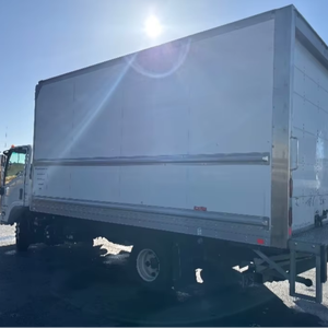 Pro Used 2021/2022 IsuzuNPR Light Duty <b>Box</b> Truck with Automatic Transmission 99,542 miles - Product Image 1