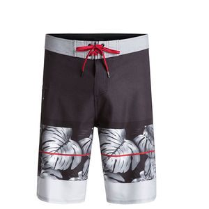 กางเกงขาสั้นชายหาดสำหรับผู้ชาย ออกแบบเอง ผ้าสี่ทิศทางยืดได้ เป็นมิตรกับสิ่งแวดล้อม พิมพ์ลายดิจิทัล กันน้ำ แห้งเร็ว บริการ OEM - Product Image 5