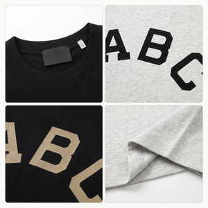 เสื้อยืดโอเวอร์ไซส์ลายกราฟิกสไตล์วินเทจสำหรับผู้ชาย ผ้าฝ้ายหนา 240GSM - Product Image 2