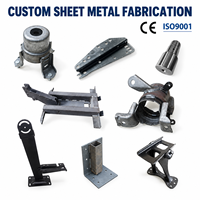 Fabrication sur mesure de tôlerie à faible MOQ, découpe laser OEM, pliage, soudage, pièces de cadre en acier robuste