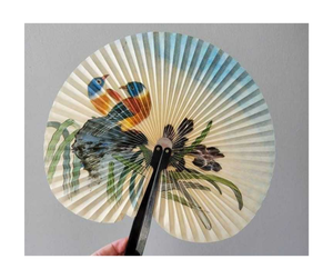 Ventilador de mano de madera de bambú hecho a mano ecológico, ventilador plegable decorativo, venta al por mayor, suministro de fábrica de exportación de Vietnam - Product Image 1