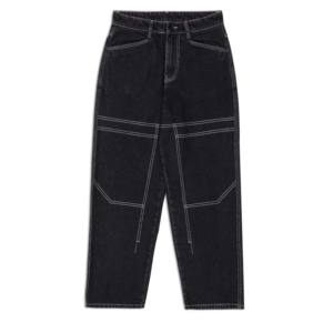 Pantalon de survêtement droit ample à jambe large personnalisé pour hommes Pantalon de survêtement ample plissé en jersey de polyester Pantalon de survêtement de style décontracté pour hommes - Product Image 3