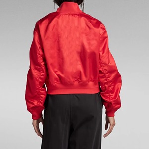 Chaqueta de bombardero personalizada para mujer, ropa de calle ligera de nailon, ropa de abrigo informal de moda, proveedor de fábrica OEM - Product Image 3