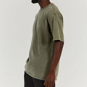 Wholesale Acid Washed T Shirts Unisex Vintage 210 Gsm 230 Gsm Cotton T Shirts Oversized Screen Print <b>Tshirt</b> Cotton loose fit - Product Image 6