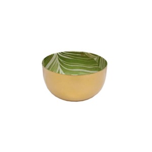 Unique Design Iron Round Shape Food Serving Bowl Gold Finished for Kitchen & <b>Tabletop</b> Serving and Decorative Bowls Handmade - Product Image 1