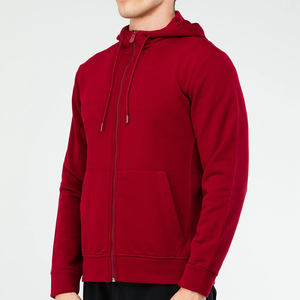 Sweat-shirts à capuche zippés pour hommes, coupe ajustée, en coton French Terry de 450 g/m², de haute qualité, style streetwear, à prix réduit - Product Image 3