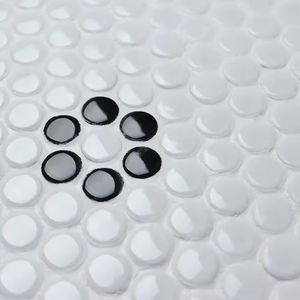 กระเบื้องโมเสคดีไซน์คลาสสิก ทนทานต่อการกระแทก สีขาวดำด้าน  แบบเต็มแผ่น  กันลื่น  ผิวมันเงาและด้าน - Product Image 3