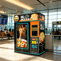 Distributeur automatique compact pour supermarchés, halls d'entrée et commerces de rue – Machine à pizza