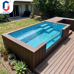 Piscina Prefabricada de Fibra de Vidrio para Jardín de Hotel con Bomba, Resistente a los Rayos UV, Ecológica, para Niños - Product Image 1