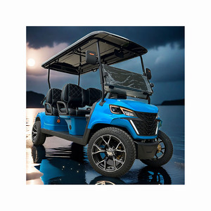 Voiturette de golf intelligente de luxe de haute qualité 4 + 2 places bon marché 4000W voiturette de golf électrique levée hors route - Product Image 3