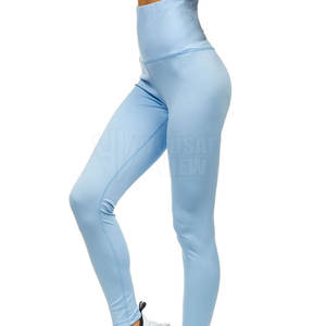 เลกกิ้งเอวยางยืดสำหรับผู้หญิงเลกกิ้งสำหรับเล่นโยคะโลโก้แบบกำหนดเอง - Product Image 2