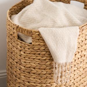 <b>Baskets</b> woven from <b>water</b> <b>hyacinth</b> Handmade <b>Storage</b> <b>Basket</b> Wholesale eco-friendly Made in Vietnam - Product Image 5