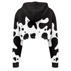 Nouveau sweat à capuche court en coton et polyester de style personnalisé au meilleur prix sweats à capuche personnalisés survêtement pour femme sweat à capuche de qualité supérieure - Product Image 6