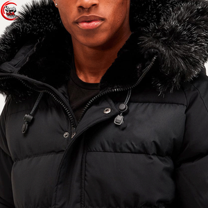 Manteau d'hiver personnalisé, chaud et coupe-vent, pour hommes, grande taille, doudoune bomber, manteau oversize, vestes en nylon et polyester - Product Image 5