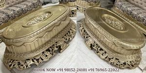 Ensemble de canapés en bois de teck sculpté, fabricant pour la maison, salon, fabricant de meubles de maison de luxe, ensemble de canapés en bois de teck contemporain - Product Image 2