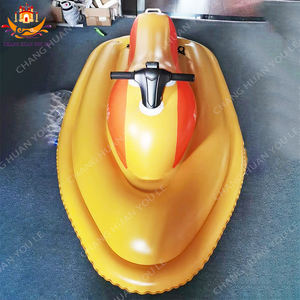 Zomer Water Speelgoed Elektrisch Gemotoriseerd Zwembad Float Boot Speelgoed Met Lange Uithoudingsvermogen Jetski, Opblaasbare Boot - Product Image 1