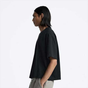 เสื้อครอปไซส์ใหญ่พิเศษใส่โลโก้ได้ตามต้องการเสื้อผ้าแนวสตรีทแวร์ผ้าคอตตอน100% เสื้อยืดสำหรับผู้ชายทรงหลวมพิมพ์ลาย - Product Image 2