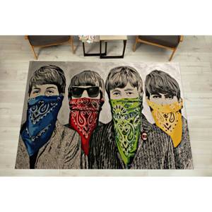 Tapis Banksy Beatles : Tapis imprimé personnalisé antidérapant, avec poils doux - Product Image 2