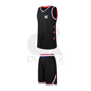 Ensembles d'uniformes de basket-ball respirants pour hommes, grande taille en gros uniformes de basket-ball durables - Product Image 2