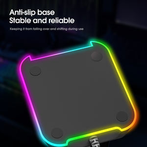 ONIKUMA Support LED pour casque d'écoute Ports USB Support noir pour casque d'écoute Gamers Gaming <span class=keywords><strong>PC</strong></span> Accessoires - Product Image 5