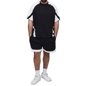 Meilleures ventes d'été, tenue décontractée à manches courtes, t-shirt et short, ensemble de jogging deux pièces, ensembles courts d'été pour hommes - Product Image 1