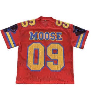 Uniforme de fútbol americano de manga corta Transpirable Secado rápido Personalizable 100% Poliéster Streetwear Diseño - Product Image 1