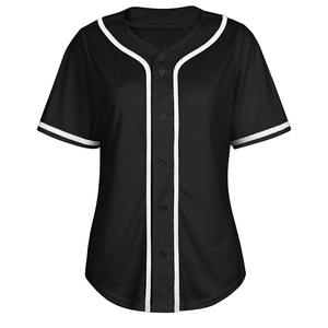 Camiseta de béisbol de aspecto profesional cómoda, ropa deportiva con logotipo personalizado, camiseta de béisbol de secado rápido de la mejor calidad para mujer - Product Image 1